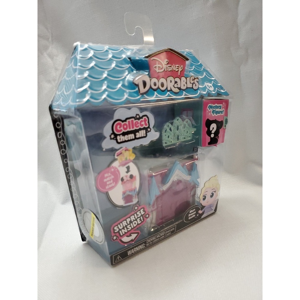 Disney Doorables ⭐ Elsa's Frozen Castle ⭐W/ Exclusive Elsa & Surprise Figure New - Picture 4 of 4